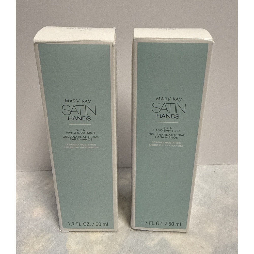 2 Mary Kay Fragrance-Free Satin Hands Shea Sanitizer Spray EXP10/22 178735